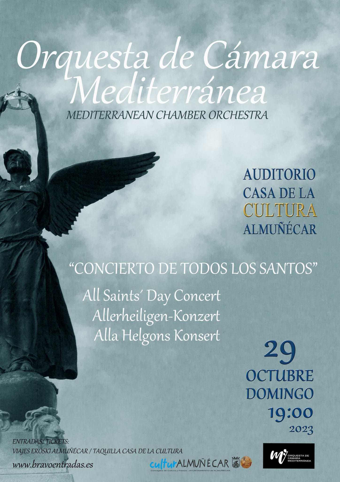 La Casa de la Cultura de Almuñécar acogerá el 29 de octubre a la Orquesta de Cámara Mediterránea en concierto para celebrar la festividad de Todos los Santos